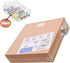 SUNGIFT Cork Board 12"x12" - 1/2" Thick Square Bulletin Boards 6 Pack with 50 Push Pins for Wall