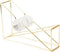 U Brands Metal Tape Dispenser, Vena Collection, 1" Core, Gold Desktop Accessory