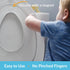 NextStep2 Mayfair Toilet Seat with Built-In Potty Training Seat, Slow-Close, Removable that will Never Loosen, Round