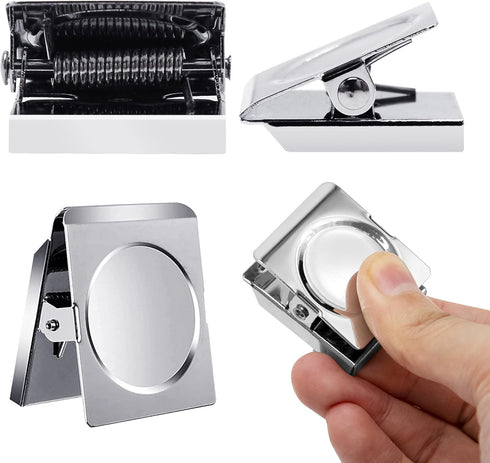 Magnetic Clips, 1.5 inch, 12 Pack Heavy Duty Magnet Metal Clips for Hanging, Strong for Whiteboard, Fridge