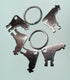 dispensers.Pack 5 Paper Towel Dispenser Key and Universal Dispenser Key are for Various Toilet Paper