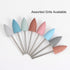 10pcs Rubber Polishing Bit Silicone Buffing Wheels, 120 Grit 10mm Dia Mounted Grinding Head