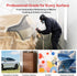 819 1.3/1.7/2.0 mm Nozzles HVLP Air Spray Gun Kits with Spray Paint Gun Automotive with Air Regulator Separator for Car