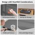 9 Settings, 25.8"x15.6", Food Warming Mat, Electric Warming Tray for Buffets & Parties, Silicone Heating Mat for Food