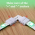 Zelphvt 28 3 10mm Pcs Pin LED Strip Connector L Shape Extension T Shape Solderless LED Light Connectors Adapter Track