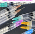 100Pack-18ga 1.5inch Dispensing Blunt Needles, Individual Package of Injection Syringe Accessories for Refilling