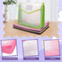 Plastic File Folders, 6 Pack Expanding Document Folder, Waterproof Plastic Envelope Folders, Large Transparent Pouch