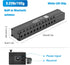 3W 96pcs 0.03in 9.8ft 12LEDs CHINLY Meteor Bluetooth Fiber Optic Lights Kit Remote/APP Control + DC Power Splitter