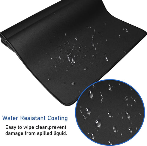 Large Extended Gaming Mouse Pad, 31.5X15.7In, Durable Non-Slip Rubber Base, Waterproof for Esports