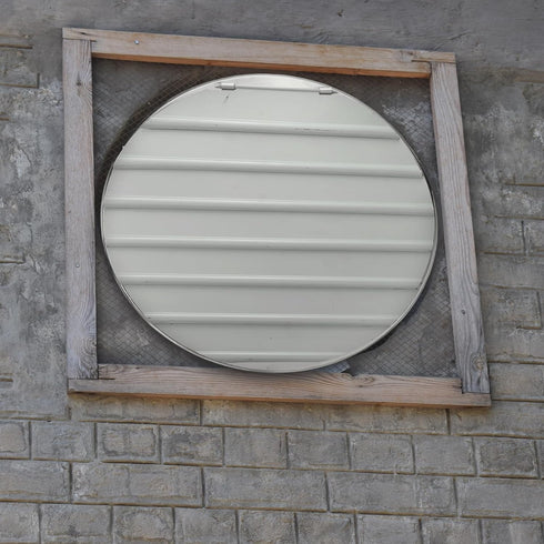 10 Inch PATIKIL Aluminum Vent Cover, Louver Shutter Exhaust Fan Louvered Vent Automatic Gravity Round Grill