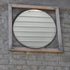 10 Inch PATIKIL Aluminum Vent Cover, Louver Shutter Exhaust Fan Louvered Vent Automatic Gravity Round Grill