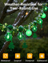50FT G40 27 Bulbs, LED Outdoor Globe String Lights, St. Patrick's Day Decorations Lights Outdoor with Shatterproof