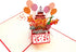 iGifts And Cards Happy 21st Red Birthday Party Box - 3D Pop Up Greeting Card for Unique Celebration, Balloons, Gifts