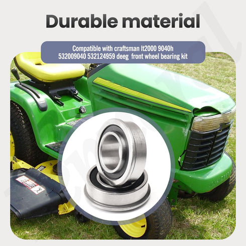 9040H Front Wheel Bushing to Bearing Conversion Kit for Craftsman/Poulan/Husqvarna Lawn Mower