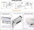 ONDY Heavy Duty Plier Stapler, Hand Held 20-Sheet Stapler with 1000 Staples and Staple Remover Tool, Silver