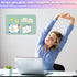 Green Magnetic Board 17.5" x 11.4" to Display Notes, Poetry, Photos, Suitable for Wall, Refrigerator, Cabinet with Tape
