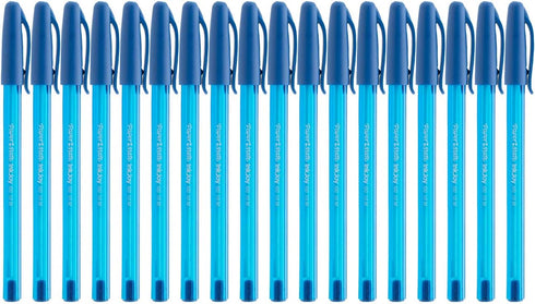 Paper Mate InkJoy 100ST Ballpoint Stick Pens, Medium Point, Blue Ink, 18 Count