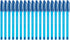 Paper Mate InkJoy 100ST Ballpoint Stick Pens, Medium Point, Blue Ink, 18 Count