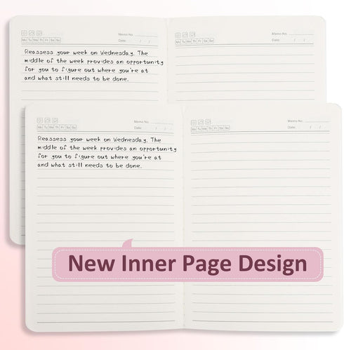 Ddaowanx 48 Pack A5 Colorful Notebooks, 6 Cute Colors, 72 Pages, 8.3x5.5 Inch, Lined Paper Travel Journals (Gradient)