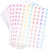 Outus 1760 Pieces Colorful Music Notes Stickers for Kids, 20 Sheets Musical Label Cartoon Stickers for Scrapbooking