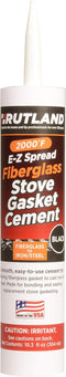 Rutland E-Z Spread Fiberglass Stove Gasket Cement, 10.3 oz. Cartridge by RUTLAND PRODUCTS