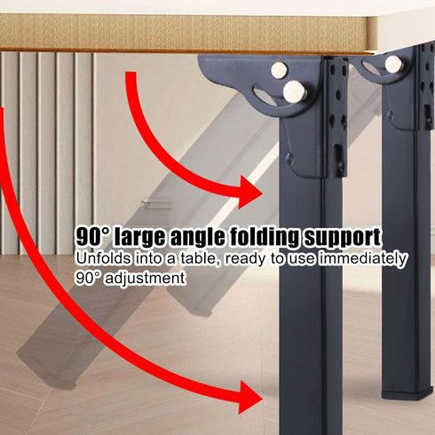 Generic Foldable Legs for Table - Carbon Steel Adjustable Dinner Table Foldable Legs,Furniture Replacement Part