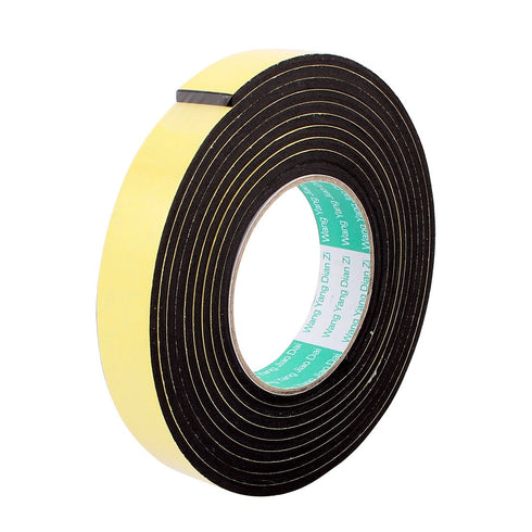 uxcell 25mmx4mm Single Sided Sponge Tape Adhesive Sticker Foam Glue Strip - 3 Meters (10') Pack of 1