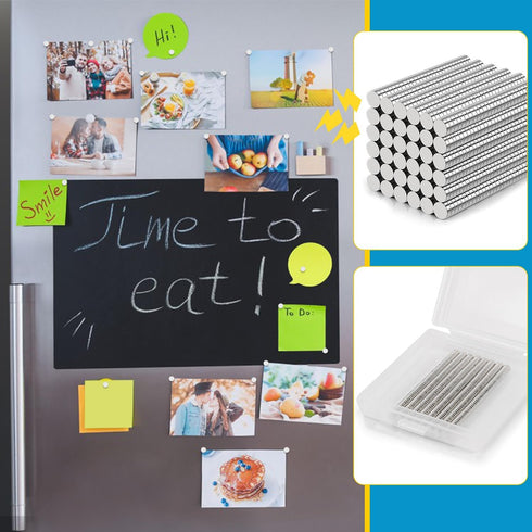 Small Magnets, 2500 Pack Refrigerator Magnets 3x1mm Rare Earth Neodymium for Crafts, Whiteboard, Kitchen Cabinet