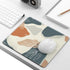 Niniubye 9" 8" 3 mm, Mouse Pad, Minimalism Marble Style Computer Pad, Anti-Slip Rubber Mouse Mat with Stitched Edges