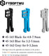 Coaxial Cable Stripping Cutter Tool, Coaxial Stripper and Cable Cutter Crimper, 3pcs Set