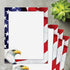 Set 25, 8 1/2" 11", 4th American Eagle Patriotic Letter Papers - of American Flag stationery papers, x compatible