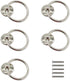 Kitchen Cabinet Handles, Metal Drawer Rings Pulls, Single Hole Cabinet Hardware with Installation Screws