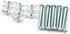 10pcs Galvanized Carbon Steel Screw Bolts with Wing Nut Kit - 1/4 Inch Mounting Hardware Fitting Fastenings