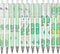 Maydahui 12Pcs Cute Dinosaur Eternal Pencils, Retractable Magic Pencils for Students, Teachers, Office Supplies