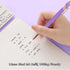 Personalized 6 Pcs Purple Ballpoint Pens, 1.0mm Medium Point Black Ink for Journaling, Office, School Supplies Gifts