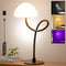 Andxvna RGB Table Lamp with 3 Color Temperatures, Stepless Dimmable Bedside Lamp 5%-100%,