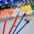800 Pcs Wire Ferrule Connectors Kit, AWG 22-10 Copper Nylon Insulated Crimp Ferrules for Electric, Industrial