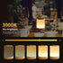 OORUN Lamp,13 5 Dimmable Touch Bedside Table RGB Colors & Brightness, USB Rechargeable Desk Lamp, Remote Control Night