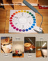 Desk Lamp, 1500mAh Dimmable Reading Lamp with Clamp and Type-C Charging Port, Adjustable Flexible Light for Home Office