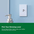 Dimmer Dimmable Dimmer 150W, Single-Pole/3-Way, AYCL-153P-WH, Lutron Ariadni/Toggler LED+ Light Switch for LED, Halogen