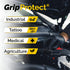 GripProtect 6 Mil BLACK Nitrile Exam Gloves, Chemo-Rated Heavy Duty for Food, Cleaning, Tattoo, Automotive