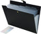 Expanding File Folder - 7 Pocket Letter Size Accordion File Organizer with Labels - Black