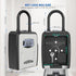Key Lock Box,With Retractable Key Tether,With removable shackle,Upgraded Wall Mounted Key Safe Box, High-Capacity Key Safe Lock Box,Aluminum Alloy Reinforced Lock Body by Vazioyar