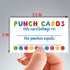 Incentive Cards - 50 Rewards Punch Cards for Kids, Students, Teachers, Classroom, Small Business, Reading Awards