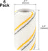 uxcell Paint Roller Cover 4 Inch x 1/4" Nap Mini Acrylic Fibers Brush for Household Painting, 6Pcs