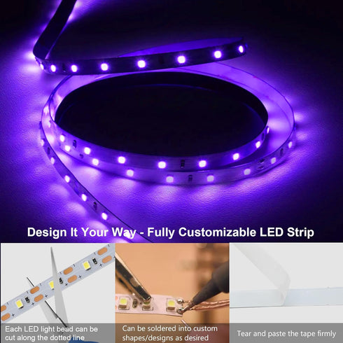 5V, 9.8Ft 180 2835 echosari Strip Lights USB LED Strip Lights SMD Super Bright with Self-Adhesive DIY for Cabinet Photo