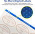 Avery Printable Blank Oval Labels, 1.5" x 2.5", Glossy Crystal Clear, 180 Customizable Labels