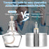 Annhua Alcohol Lamp Burner, 150ML Glass Bunsen Burner Lab Equipment with 5 Replacement Wicks, 2 Droppers, and Funnel