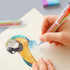 Hutou 6 Pack 0.5mm 6-in-1 Multicolor Ballpoint Pen, Retractable Pens for Office, School Supplies, Kids Party Favors