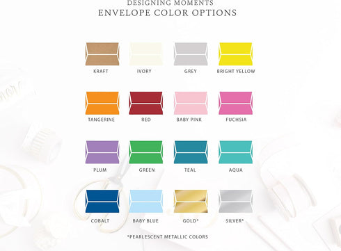 Designing Moments Monogrammed 25-16 Custom Mardi Crest Monogram Flat Cards, Watercolor Mardi Gras Green and Purple